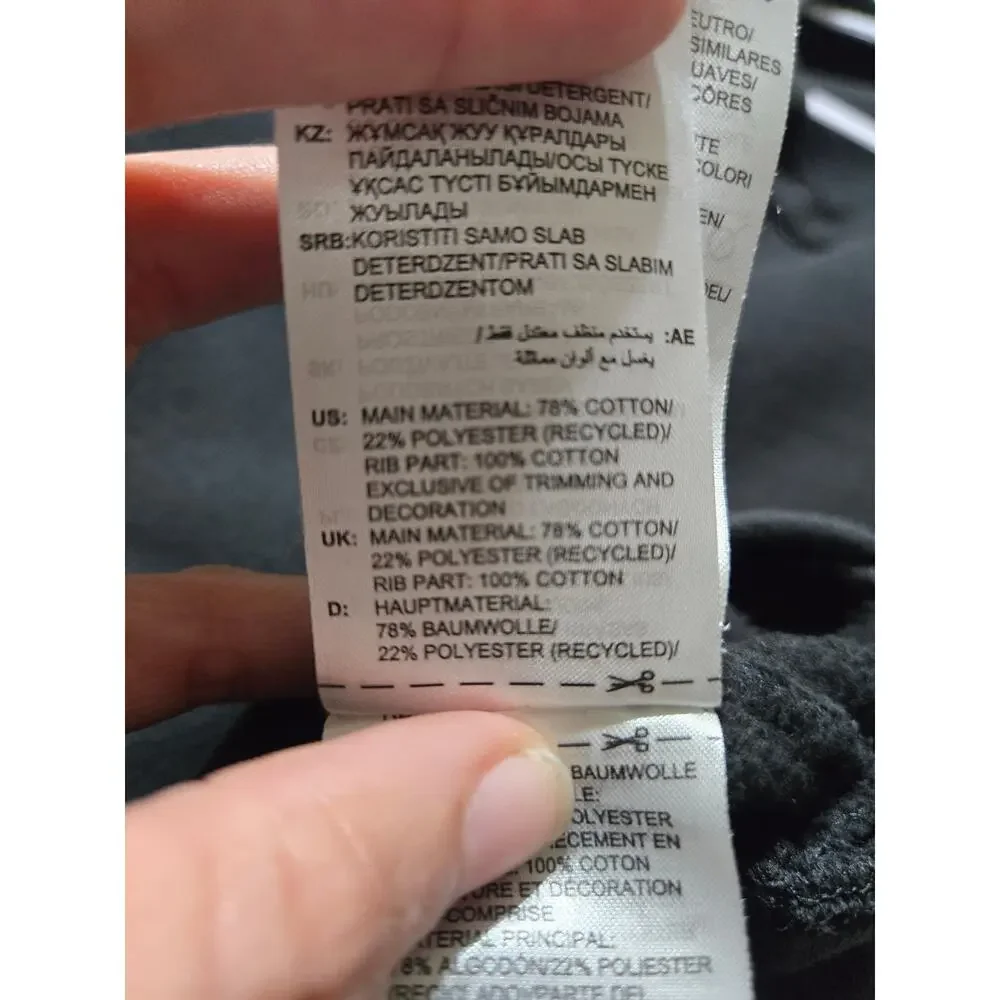 Adidas medium men's black sweater